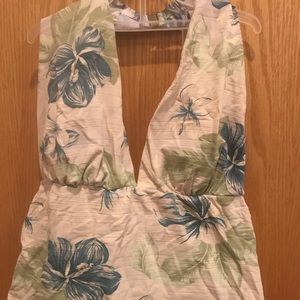 Tommy Bahama Swim Halter Tank